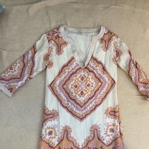 Beautiful Jcrew linen tunic size 2